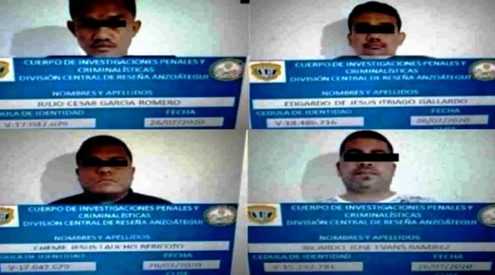 Cuatro funcionarios de Polianzoategui fueron detenidos por estar involucrados en un secuestro
