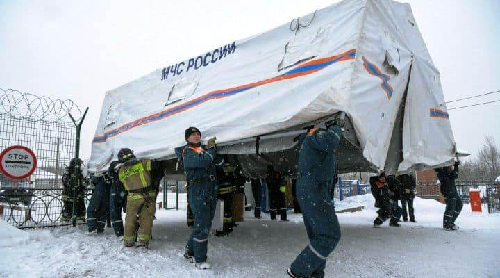 Mueren al menos 52 personas en el incendio de una mina en Siberia