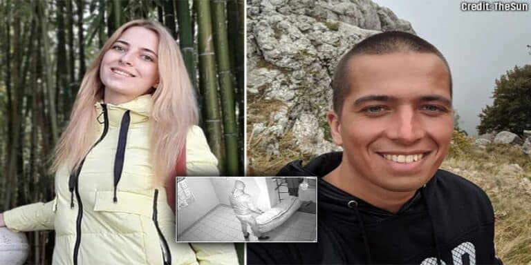 Hijo de un magnate quedó filmado, cuando sacaba el cadáver de su novia envuelto en un colchón