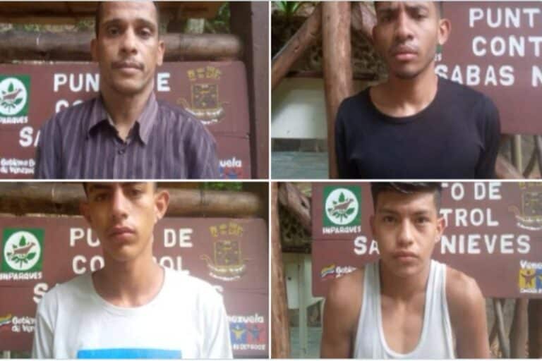 Aprehendieron a 4 implicados en robo en Sabas Nieves: Robaron a la fuerza a ciudadanos sus pertenencias (+ Fotos)