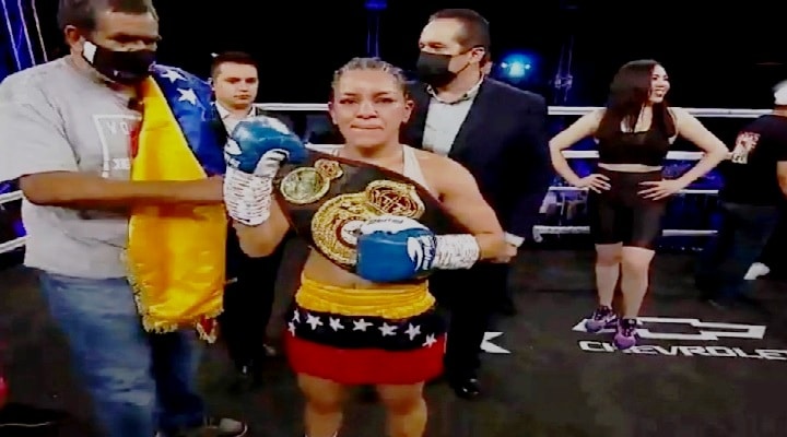 Boxeadora venezolana Eva Guzmán buscará a hacer historia contra Marlén Esparza