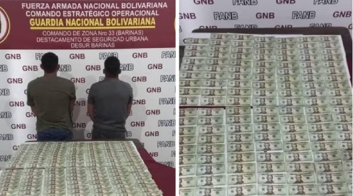 Falsificadores de divisas fueron aprehendidos por la GNB en Barinas