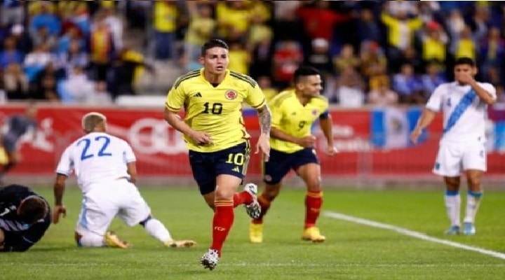 James se reencuentra con el gol en la goleada de Colombia