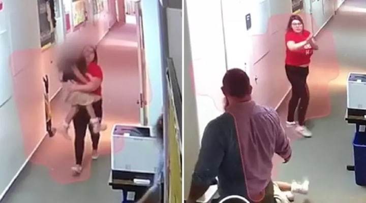 Profesora lanzó a una niña con discapacidad al suelo